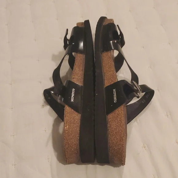 Mephisto Black Women's Sandals (2) - Picture 6 of 7